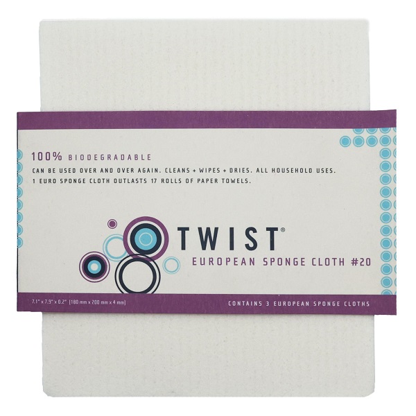 Twist Euro Sponge Cloth (set of 3)