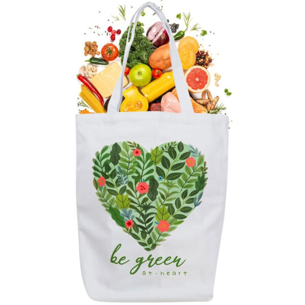 Eco Tote Bag - Be Green At Heart