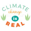 Climate Change is Real sticker