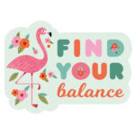 Find Your Balance sticker