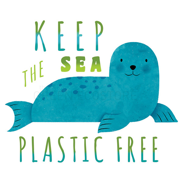 Keep the Sea Plastic Free sticker