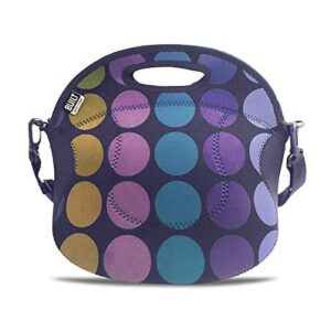 Spicy Relish Lunch Tote Plum Dot