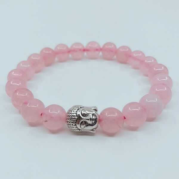 The Love and Healing Rose Quartz Crystal Bracelet | Moon Dance Charms